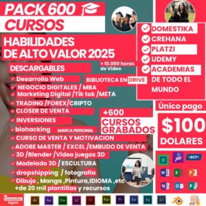 BIENVENIDO AL PACK 600 — HABILIDADES DE ALTO VALOR 2025