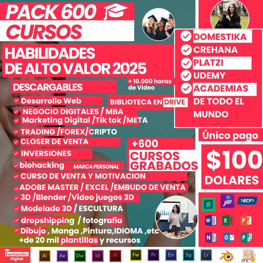 BIENVENIDO AL PACK 600 — HABILIDADES DE ALTO VALOR 2025